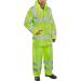 BSeen Hi-Vis L/Wt Suit Jkt/Trs EN ISO 20471 EN 343 Small Saturn Yellow Ref TS8SYS *Up to 3 Day Leadtime*