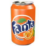 Fanta Orange Soft Drink Can 330ml Ref N001529 [Pack 24] 169922