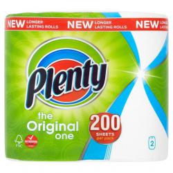 Cheap Stationery Supply of Plenty Double Kitchen Roll 100 Sheet Roll BOUNTYN Pack of 2 170020 Office Statationery