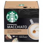 STARBUCKS Latte Macchiato Capsule for Dolce Gusto Machine Ref 12397696 Pack 36 (3x12 Capsule=18 Drinks) 170182