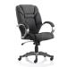 Trexus Galloway Executive Chair With Arms Fabric Black Ref EX000030