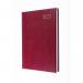 5 Star 2022 A5 Day To Page Diary Red
