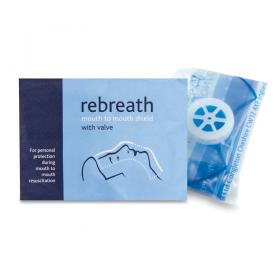 Rebreath Mouth to Mouth Shield with Valve Pack of of 10 170499