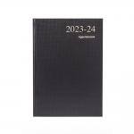 Collins Essentials Academic 2023-24 A5 Week to View Mid Year Diary Planner Black ESSA53M.99-2324 [Each] 170542