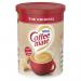 A simple yet elegant photo of a bottle of Nestle Coffee Mate Milk, specifically the Original flavor, in a 550-gram size. The vibrant red packaging stands out against a neutral background, with the brand name and product name prominently displayed. A delicious addition to any cup of coffee.