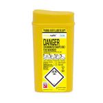 Click Medical Sharps Bin Puncture Resistant Base 0.2L Yellow Ref CM0641 *Up to 3 Day Leadtime* 170701