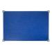 5 Star Office Felt Noticeboard with Fixings and Aluminium Trim W900xH600mm Blue