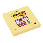 Post-it Super Sticky Removable Notes Pad 90 Sheets 76x76mm Canary Yellow Ref 654S6 171668