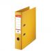 Esselte No. 1 Lever Arch File PP Slotted 75mm Spine A4 Yellow Ref 811310