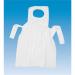 Aprons On Roll Polythene 17 Micron 27x46in White [Roll of 200]