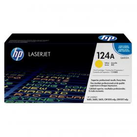 HP 124A Laser Toner Cartridge Page Life 2000pp Yellow Ref Q6002A 178263