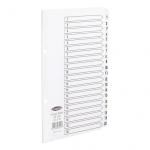 Concord Classic Index 1-20 Mylar-reinforced Punched 2 Holes 150gsm A5 White Ref 07201/CS72 181443
