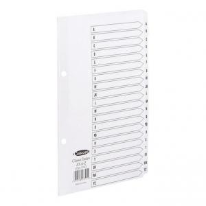 Concord Classic Index A-Z 20-Part Mylar-reinforced Punched 2 Holes