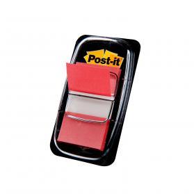 Post-it Index Flags 50 per Pack 25mm Red Ref 680-1 Pack of 12 182414