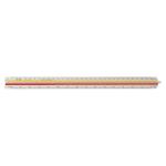 Rotring Ruler Triangular Reduction Scale 1 Architect 1:10 to 1:1250 with 2 Coloured Flutings Ref S0220481 191692
