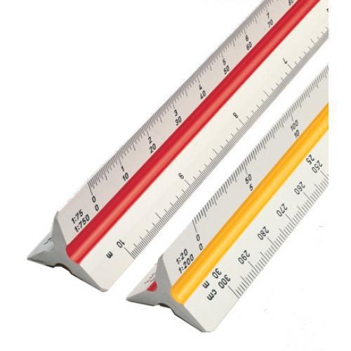 architectural metric scale ruler