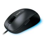 Microsoft Comfort 4500 Mouse Corded USB with Scroll Wheel 5-button Both Handed Black/Silver Ref 4FD-00023 198702