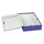 Concord Contrast Box File Laminated 75mm Spine Foolscap Purple Ref 13484 [Pack 5] 204166