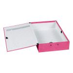 Concord Contrast Box File Laminated 75mm Spine Foolscap Raspberry Ref 13483 [Pack 5] 204182