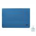Elba Document Wallet Half Flap 285gsm Capacity 32mm A4 Blue Ref 100090129 [Pack 50]