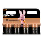 Duracell Plus Power Battery Alkaline 1.5V AA Ref 81275377 [Pack 8] 206762