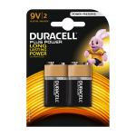 Duracell Plus Power MN1604 Battery Alkaline 9V Ref 81275459 [Pack 2] 206770