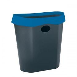 Cheap Stationery Supply of Avery Infinity (18L) Oval Flat-Backed Waste Bin with Removable Rim (Blue/Grey) INF7BG Office Statationery