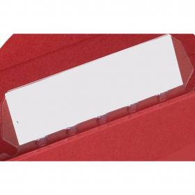 Elba Verticflex Plastic Tabs for Suspension File Clear Ref 100330217 Pack of 25 208472