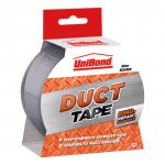 Unibond Duct Tape Multisurface 0-70 degrees C 50mmx25m Silver Ref 1418606 209888