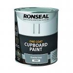 Ronseal One Coat Cupboard & Interior Wood Paint Satin Granite Grey 750ml. 210021