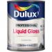 Dulux Professional Liquid Gloss Paint For Wood And Metal - Pure Brilliant White 750 Ml 210617