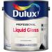 Dulux Professional Liquid Gloss Paint For Wood And Metal - Pure Brilliant White 2. 5 Litres 210625