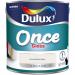 Dulux Once Gloss Paint For Wood And Metal - Pure Brilliant White 2. 5 Litres 210724