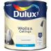 Dulux Matt Emulsion Paint For Walls And Ceilings - Jasmine White 2.5 Litres 211185