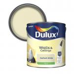 Dulux Silk Emulsion Paint For Walls And Ceilings - Daffodil White 2.5 Litres 211615