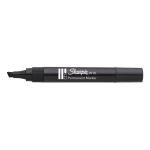 Sharpie W10 Permanent Marker Chisel Tip 1.5-5.0mm Line Black Ref S0192654 [Pack 12] 21235X