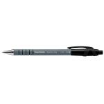 Paper Mate Flexgrip Retractable Ultra Ball Pen Medium 1.0mm Tip 0.7mm Line Black Ref S0190393 [Pack 12] 216505