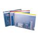 Zip Pouch Heavy-duty PVC Clear with Coloured Seal A4 Assorted [Pack 10]
