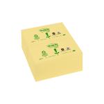 Post-it Recycled Notes Pad of 100 76x127mm Yellow Ref 655-1Y [Pack 12] 217829