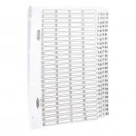 Concord Classic Index 1-100 Mylar-reinforced Punched 4 Holes 150gsm A4 White Ref 05701/CS57 218239