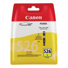 Canon CLI-526Y Inkjet Cartridge Page Life 202pp 9ml Yellow Ref 4543B001 223900