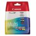 Canon CLI-526 Inkjet Cart PageLife 207pp Cyan/204pp Magenta/202pp Yellow Ref 4541B009 [Pack 3]