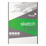 Silvine Popular Drawing Pad Acid Free Cartridge Paper 100gsm 50 Sheets A4 224675