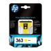 Hewlett Packard [HP] No.363 Inkjet Cartridge Page Life 500pp 6ml Yellow Ref C8773EE
