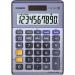 Casio Desktop Calculator 10 Digit 3 Key Memory Battery/Solar Power 103x31.7x145mm Silver Ref MS-100TER II