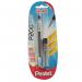 Pentel P205 Mechanical Pencil with Eraser Steel-lined Sleeve with 6 x HB 0.5mm Lead Ref XP205 233765