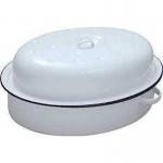 Enamel Falcon Oval Roaster White 26Cm 234740