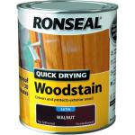 Ronseal Walnut Satin Woodstain Soft or Hard Wood Quick Drying 2.5L 235606