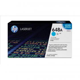 HP 648A Laser Toner Cartridge Page Life 11000pp Cyan Ref CE261A 241238