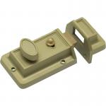 Sterling Standard Nightlatch Left & righthanded Doors Champagne Full Pack 2 keys NLS10 243402
